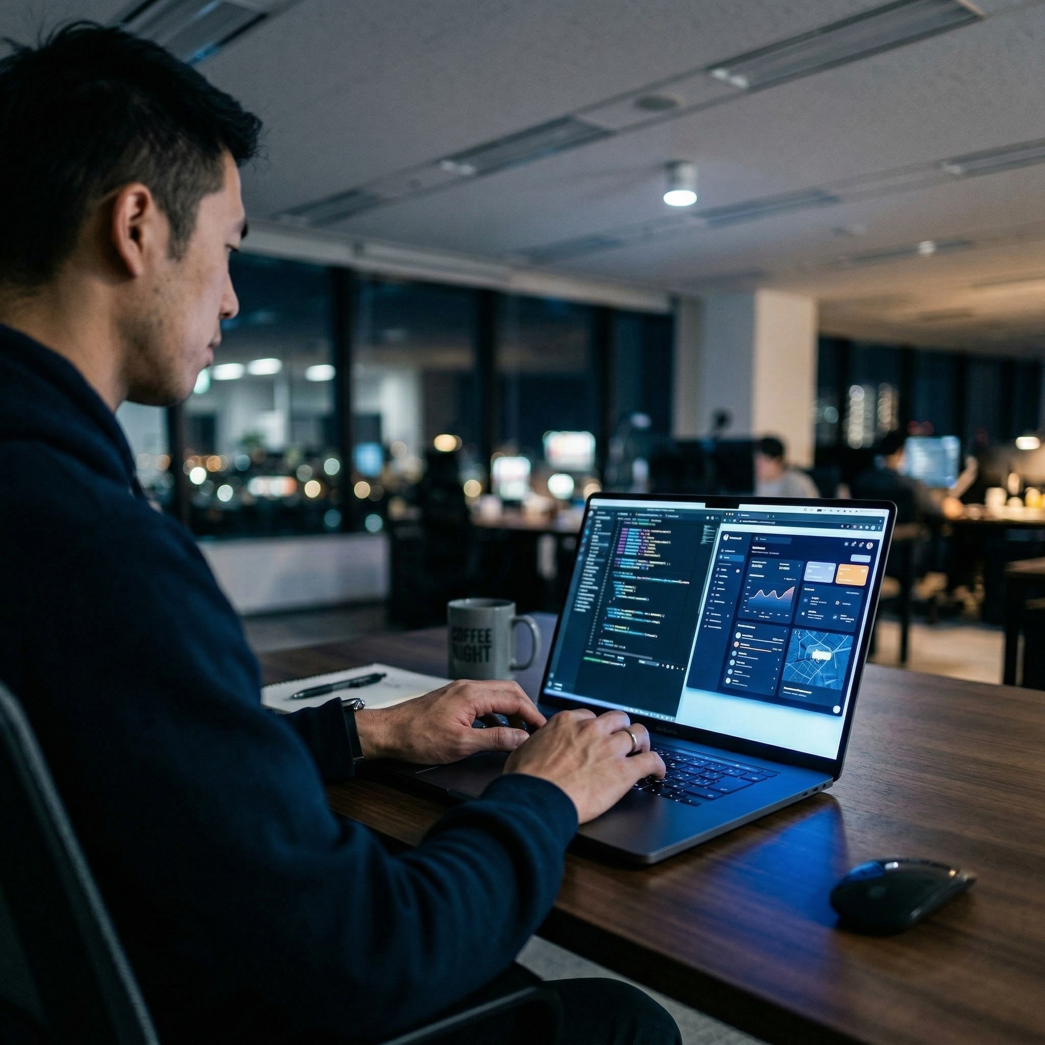 悩むビジネスパーソン